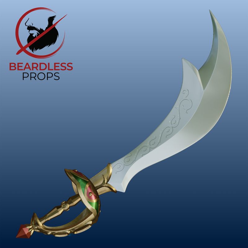 Riju scimitar and scabbard